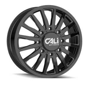 Cali Off-Road – SUMMIT DUALLY – Black – 20″x8.25″ 115mm – All weather Wheels – 9110D-2879GBF115